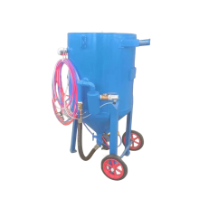 Portable Air Sandblaster 5 Cubic Feet Pressure Sand Blasting Machine