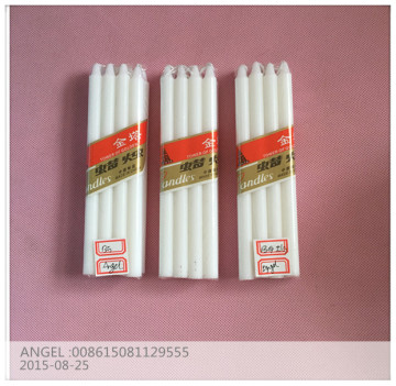 zhongya candle produce kinds of candle white candle