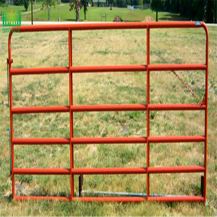 PVC coated round livestock panel
