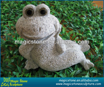 stone frog garden ornament