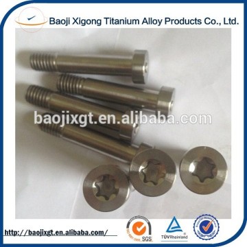 Baoji factory titanium hex socket cap screw