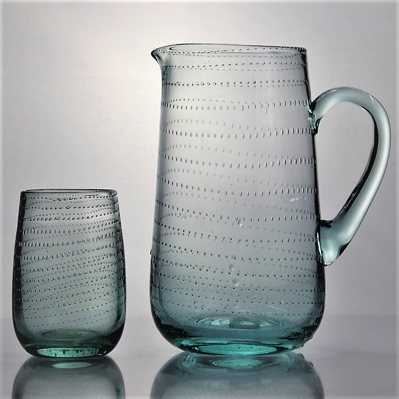 Recycled Glass Pitcher