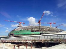 Orbital Flat Top Crane Tower For Construction