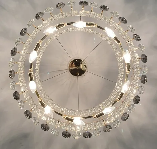 Elegant K9 Crystal Chandelier for Modern Living Room Decor
