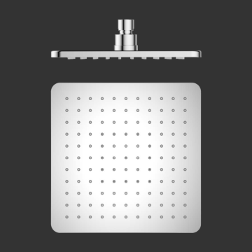 8mm Stainless Steel Square Shower Head