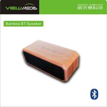 Viewmedia unique design promotional wooden portable home 5w 5w 4 ohm gift Bluetooth speaker