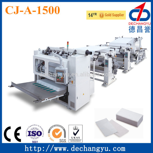 CJ190-A-1500 Soft Hand Paper Towel Facial Tissue Machine