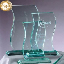 Customized new products crystal glass perpetual trophy