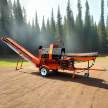 Diesel-Powered Commercial Tractor Wood Processor – Affordable Firewood Processing Solution