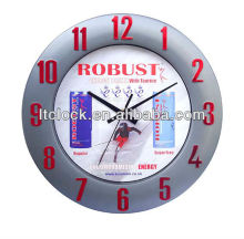 Plastic wall clock numbers on the frame