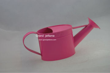 homeware mini pink iron watering can