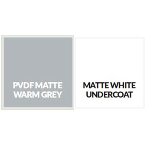 PVDF Matte Warm Grey 2mm thick Aluminum Sheet