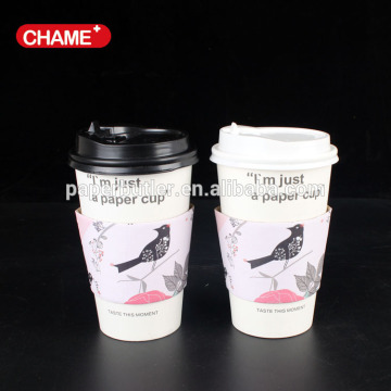 Food grade coffee paper cup sleeve cup paper sleeve