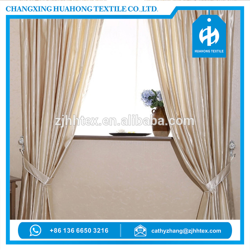Luxury polyester silk charmeuse sheer curtain fabric from fabric curtain wholesale