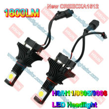 CREE CXA1512 led headlight, 9006 fog lamp, 1800lumen head lamp