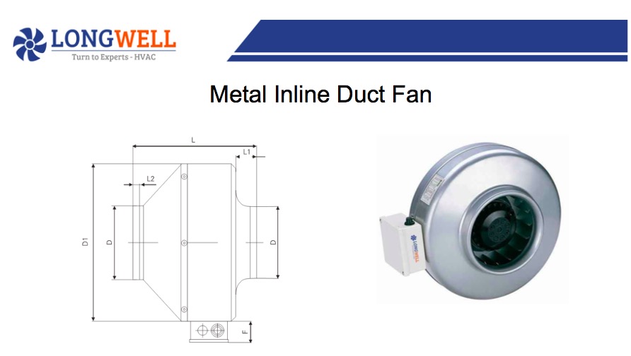 Best Price mixed flow ducted exhaust fan Vortex duct fan 150