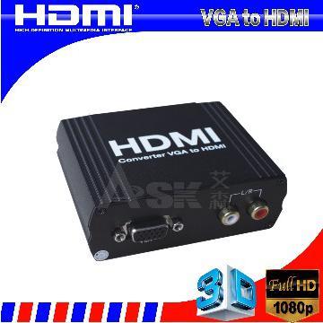 VGA+L/R convert to HDMI 1080P