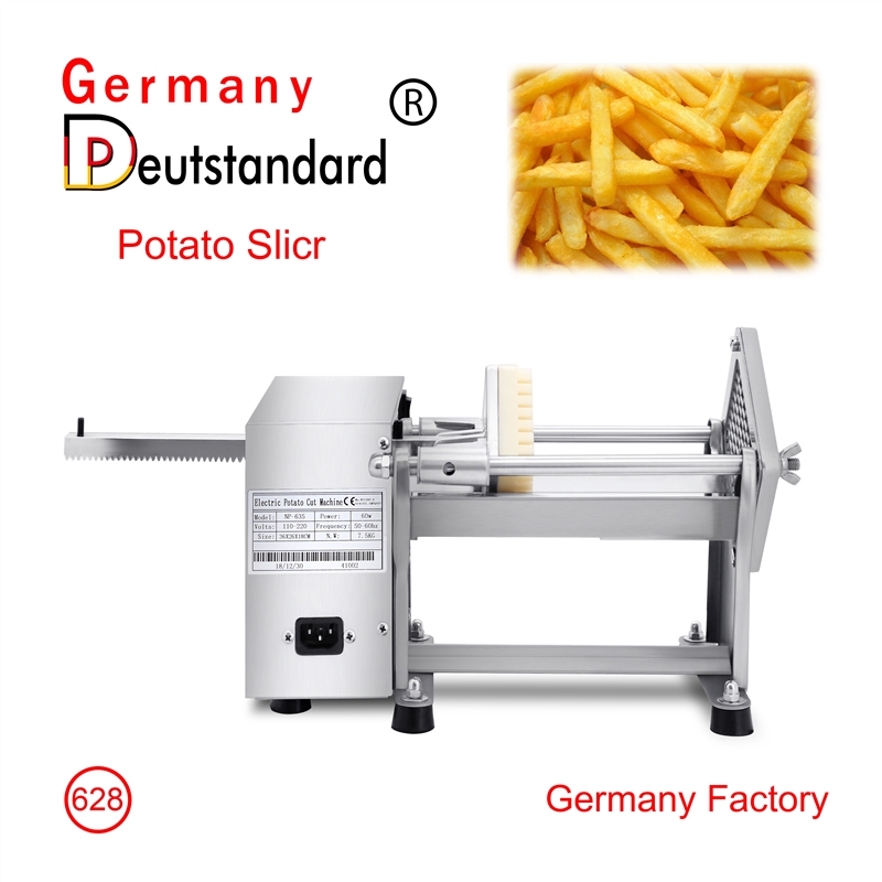 Cortadora de papas fritas eléctrica Papas fritas Zanahorias Veggie Stick Strip Cutting Machine