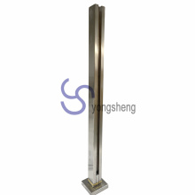 Stainless Steel Railing Post Staircase Banisters Glass Channel Design