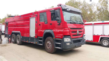 Howo 16tons foam fire fighting truck