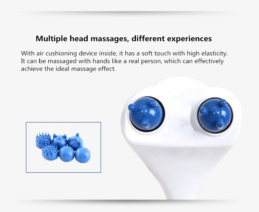 Manufacturer direct-selling multi-purpose two-head massage hammer intelligent hot compress massager electric massage stick