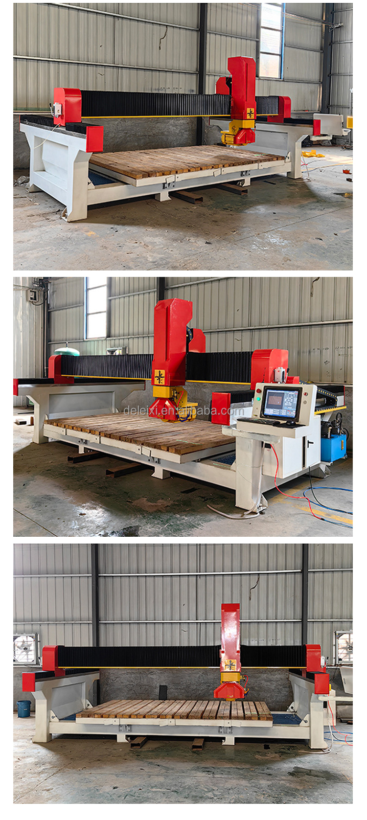 5 Axis Stone Cnc Bridge Cutting Machine For Granite And Tiles, High ...