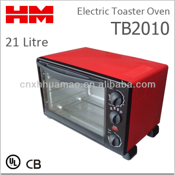 21 Litre Electric Toaster Oven TB2010 Red