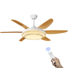 Ventilador De Techo Con Luz Y Control Remoto Para El Dormitorio