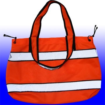 safety shopping bag, reflective bag, safety bag