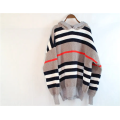 Grey Striped Strick Pulloverpullover