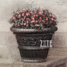 Hot Selling Classic marble flower pot planter