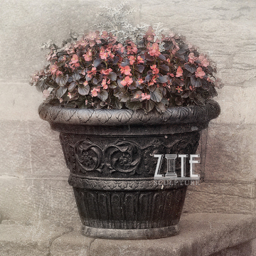 Hot Selling Classic marble flower pot planter