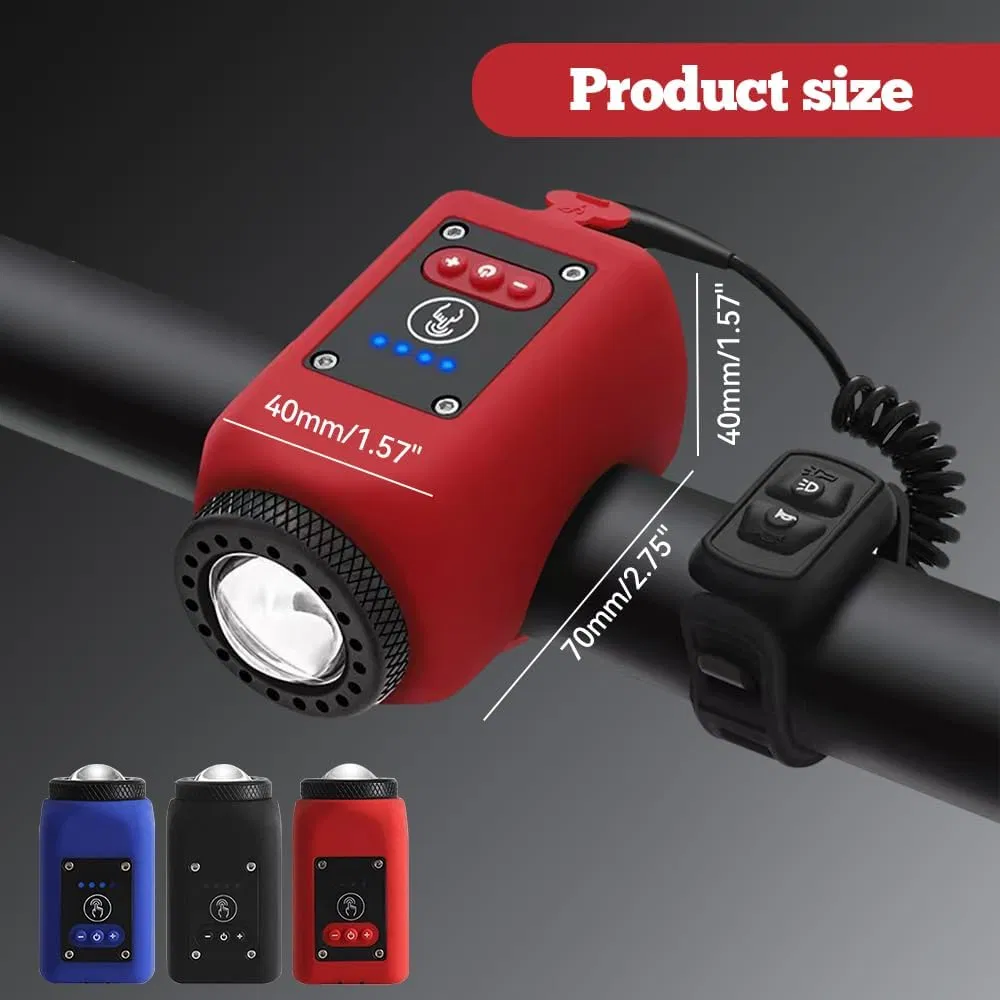 Bicycle Light Set with High Decibel Horn and USB Charging