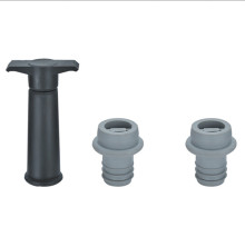 2016 hot selling wine botter vacuum pump and 2 wine stopper