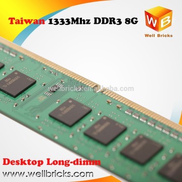 Factory for computer parts in memory ddr3 8gb pc12800 1600mhz