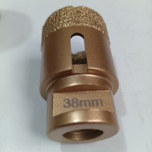 38mm Premium Granite Hole Saw: Sintered Diamond Core Drill Bit for CNC Router