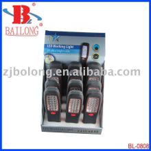 Emergency working led torch with hook and magent