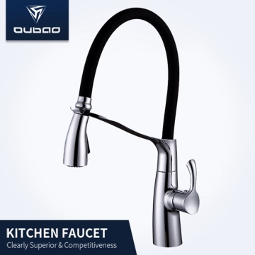 Luxury Silicon Hose Kitchen Tap Faucet With Spray