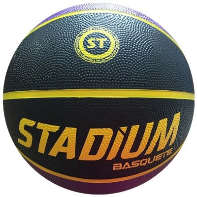 Purple Black Rubber Material Basketball Size 7