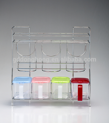 kitchen storage rack spice holders