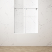 Barn Door Bath Screen Frameless Sliding Door