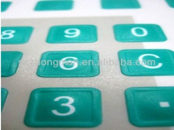 Professional metal dome tactile membrane numeric keypad