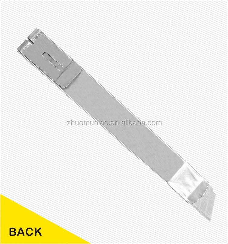 Cuchillo de corte de acero inoxidable de buena calidad, soporte personalizado de 18 mm, hoja Snao Off