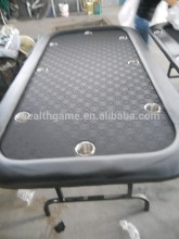84 Inch Poker Table with Foldable Metal Leg