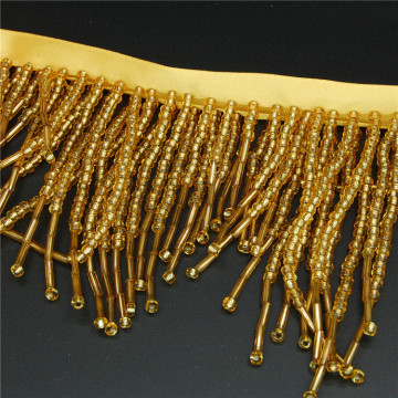 Crystal Beaded Dress Tassel Fringe High Quality 8cm