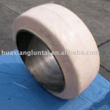 non-marking press on solid tires