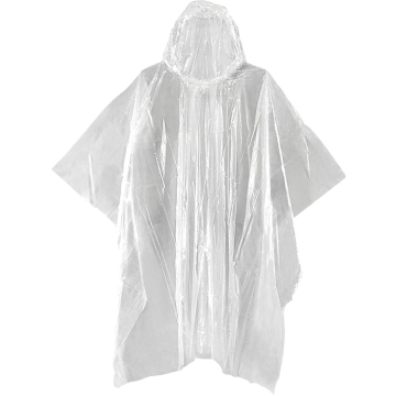 Eco friendly biodegradable corn starch PLA rain poncho