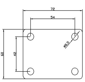 Medium duty top plate