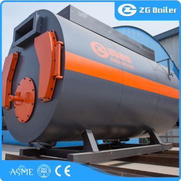 Horizontal gas boiler, boiler in gas oil fired industry use