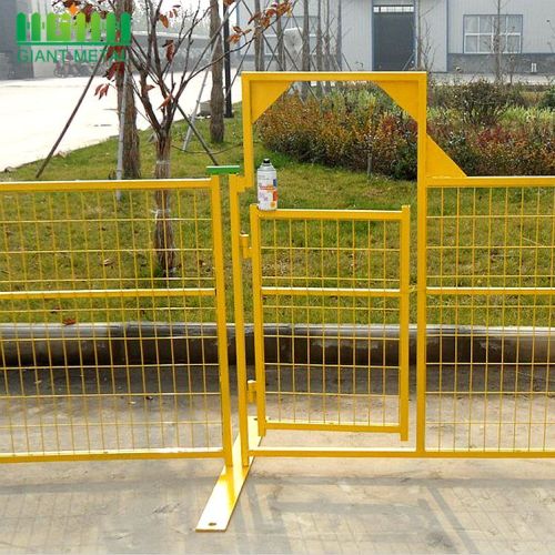 Retractable Safety Construction Midlertidig Fence Panel